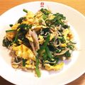 にゃんりんしゃん's cooksnap of when they made 定番♪エノキ入りニラ玉♪.