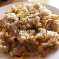 kirisamec's cooksnap of when they made ☆ベーコンたまご炒飯☆.