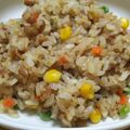 mfynhahaha's cooksnap of when they made 【幼児食】卵なし納豆チャーハン.