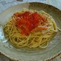 こぶたちゃんGOGO's cooksnap of when they made 男のイクラ、鮭のパスタパエリア！！.