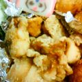 otomisu's cooksnap of when they made ウチの２種類の鶏の唐揚げ♪白＆黒.