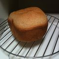 しらはーま's cooksnap of when they made HBで全粒粉100％の食パン.
