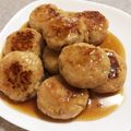 あぽろ．'s cooksnap of when they made 混ぜて焼くだけ♪ヘルシーおからつくね丼♡.