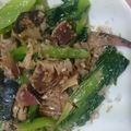 クック7WMCG5☆'s cooksnap of when they made かつおたたきアレンジ♪小松菜和えサラダ.
