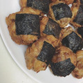 ゆる❁'s cooksnap of when they made 生姜焼き風〜豚こまの海苔唐揚げ.