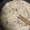 ゆきこのすけ's cooksnap of when they made 舞茸と椎茸のクリーム煮.