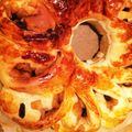 まちゅっこ's cooksnap of when they made 可愛いお花のアップルリングパン♪.