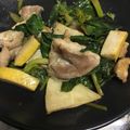 sawax2's cooksnap of when they made 菜の花と筍・鶏のレモンバター醤油炒め.