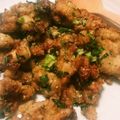 みほほえ's cooksnap of when they made 褒められから揚げ☆ねぎ塩にんにくダレ.
