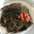 くまねず's cooksnap of when they made シェフ直伝！簡単イカスミのスパゲティー.