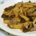 mmameco's cooksnap of when they made 豚こまメンマときくらげの炒め煮.