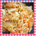 Emiii28's cooksnap of when they made ＊えのき茸入り大根と人参のきんぴら＊.