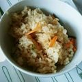 たった。's cooksnap of when they made 超簡単＊優しい味の山菜の炊き込みおこわ.