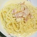 ✾MAI✾'s cooksnap of when they made ベーコンの旨味で作る✦濃厚カルボナーラ♪.