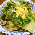 EnjoySun's cooksnap of when they made 豚・にら・レタスの中華炒め.