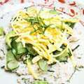 KUMI KUMI's cooksnap of when they made 鮭フレークで✽ゆかり風味の簡単ちらし寿司.