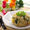 ramuneᐝiRo's cooksnap of when they made 簡単＆栄養満点♪ほうれん草チャーハン♪.