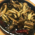 Moffyyy's cooksnap of when they made タコとキノコ、ドライトマトのアヒージョ.