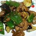 ﾋﾟﾛﾐ♡'s cooksnap of when they made 大豆のお肉でゴボウとピーマンの炒め物.