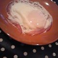 海理ママ's cooksnap of when they made レンジで簡単♪ハムエッグ.