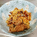 もぐ・ω・くま's cooksnap of when they made 鶏の皮で！！おつまみにもなる一品♡.