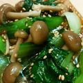 ポスケワイス's cooksnap of when they made ちんげん菜としめじのおひたし.