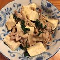 中華街's cooksnap of when they made 簡単美味しい♪豆腐・にら・豚肉の中華炒め.