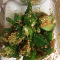 まじょるかまお's cooksnap of when they made ♪簡単！美味しい♪オクラの胡麻和え.