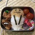 やまねっちょ's cooksnap of when they made キャラ弁＊なめこ＆白なめこおにぎり弁当♪.
