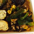 CS★C's cooksnap of when they made ☆コーン＆ピーマン＆しめじ☆隙間お弁当.