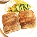 ♪ゆかたん♡'s cooksnap of when they made 豚肉とﾁｰｽﾞのﾐﾙﾌｨｰﾕ風♪.