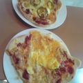 明日見's cooksnap of when they made ランチに！HBで25センチ3枚ピザ生地.