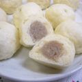 ふたごっち's cooksnap of when they made 自分のおやつ★肉まん・蒸しパン♪.