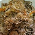 年の差姉妹's cooksnap of when they made 十割蕎麦の焼きそば.