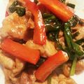 Chehyun's cooksnap of when they made ニンニクの芽と細切り豚肉炒め.