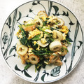 RoomA's cooksnap of when they made ちくわとほうれん草のオイマヨたまご.