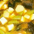 ぱんしーたん's cooksnap of when they made わぁい春の味覚♫里芋とえんどうのみそ汁♡.