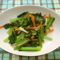 メイジももんじゃ's cooksnap of when they made 小松菜エリンギ人参のごま炒め★.