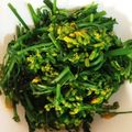 縁側でのほほん茶's cooksnap of when they made 菜の花の塩茹で〔下処理〕.