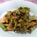 クックTFO08M☆'s cooksnap of when they made ちゃんちゃん焼き風 鮭のムニエル.