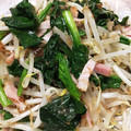 クック4NOBP5☆'s cooksnap of when they made レンジで簡単！ほうれん草ともやしのお浸し.