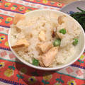 ポヨちママ's cooksnap of when they made 鮭と大葉の炊き込みごはん.