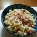 yukky☆mama's cooksnap of when they made 豚ロースと卵炒飯!(^^)!.