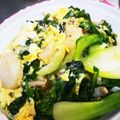 choco831's cooksnap of when they made お麩と青梗菜のかき玉あんかけ♪.