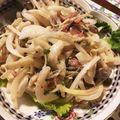 ✳︎まるり✳︎'s cooksnap of when they made 新玉ねぎしめじベーコンの☆粒マスサラダ★.