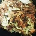 ぐーたら子☆'s cooksnap of when they made 豆腐でフワフワお好み焼き(o^^o).