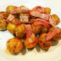 クック0728's cooksnap of when they made 新じゃが揚げの甘辛+塩ベーコン.