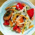 にはしあんず's cooksnap of when they made 彩り鮮やか☆鮭のマリネ.