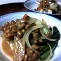 sunbright's cooksnap of when they made 簡単☆チンゲン菜の納豆ひじきソース.