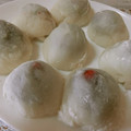 rieglay's cooksnap of when they made レンジで簡単　苺大福　.